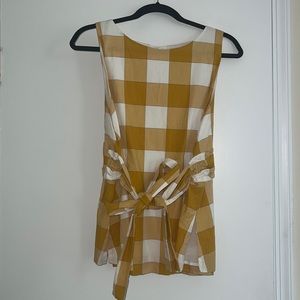 Ann Taylor Factory Gingham Sleeveless Top